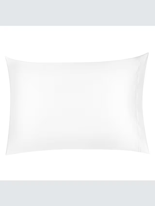 The Ultimate Collection Luxury Egyptian Cotton Sateen 1000 Thread Count Bedding, White, Standard Pillowcase