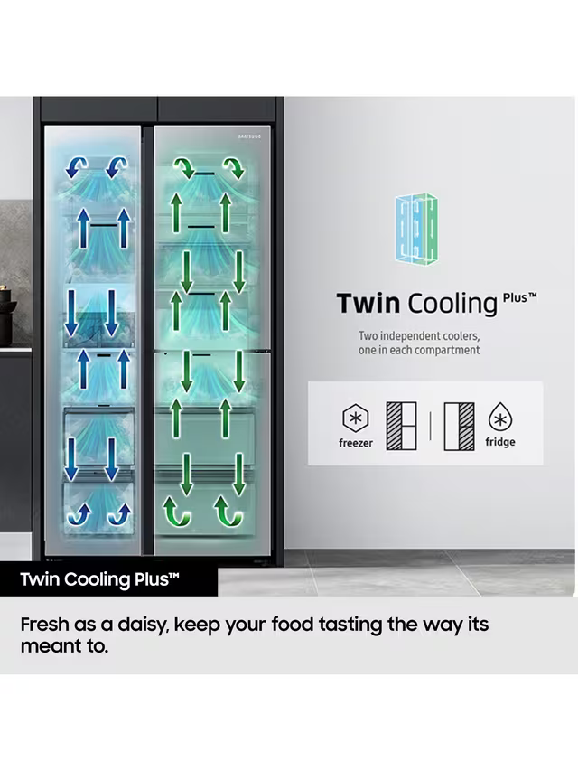 Series 7 RS70F66KCTEU Freestanding 65/35 Smart American Fridge Freezer