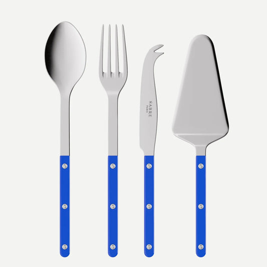 4 Piece Serving Set - Lapis Blue