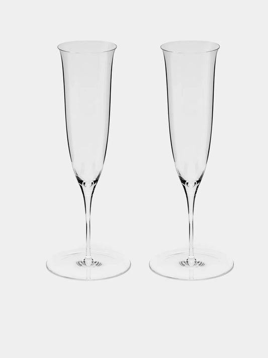 Lobmeyr | Set of 2 | Patrician Crystal Champagne Flutes